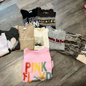 Kids BUNDLE along sleeve, short sleeve and sweatshirt